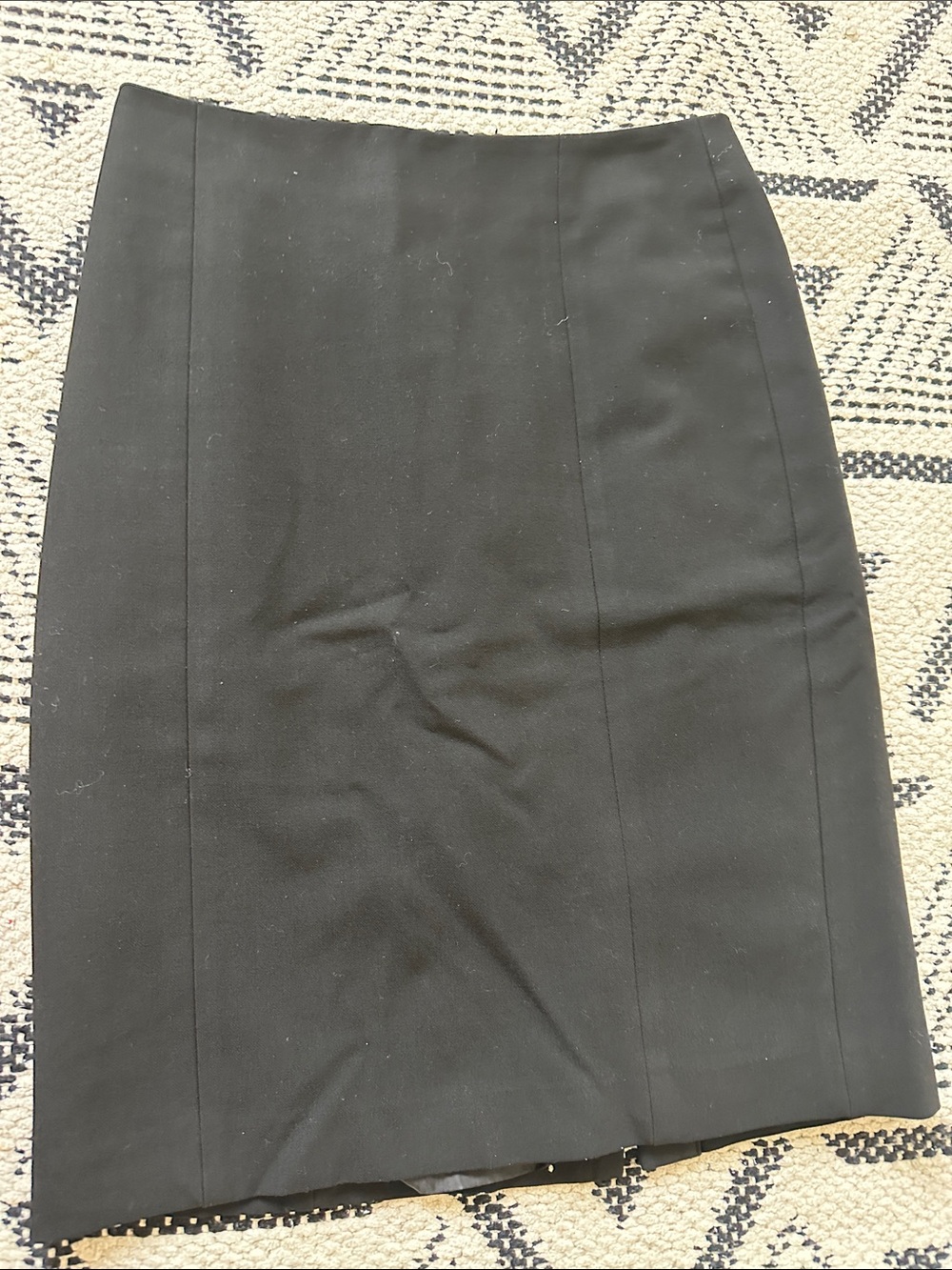 Higher end Talbots brand Black Ponte Pencil Skirt very quality material